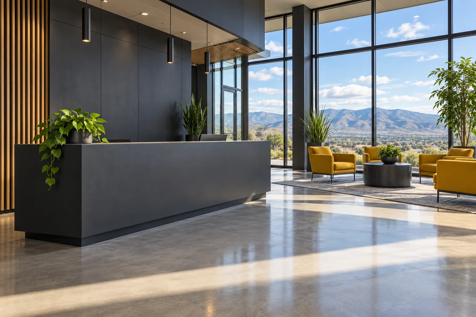Reception area